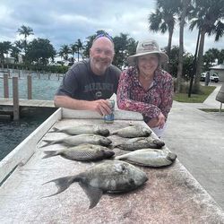 Two people fishing in Florida