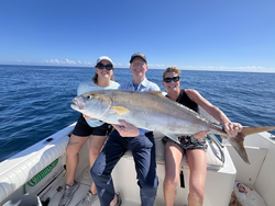 "Reeled in a big one on the high seas!"