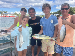 Great day on the water! Mahi mahi and little tunny using deep sea jigging and trolling techniques.