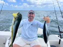 Two big fish caught during fishing cruises in West Palm Beach