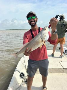 Redfish caught during fishing trip in Matagorda TX