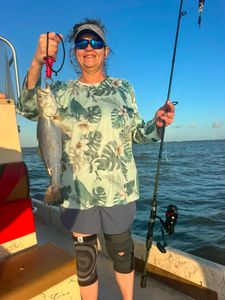 Speckled trout caught while fishing in Matagorda TX waters