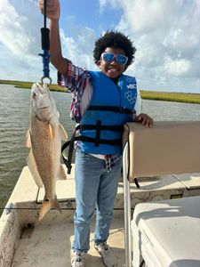 1 redfish caught while fishing in Matagorda