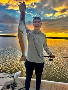 Redfish caught while fishing in Matagorda