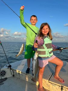 Two spotted weakfish, a great catch in Matagorda