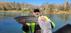 A rainbow trout fish caught in Myrtle Creek