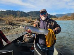 Coho Salmon caught while fishing in Myrtle Creek