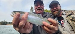 Fishing in Myrtle Creek with 2 people