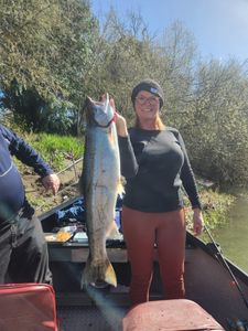 Lone angler fishing in Oregon