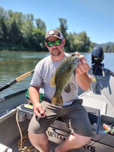 Smallmouth Bass caught while fishing in OR