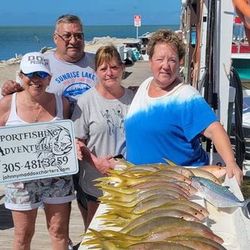 Group of 4 people fishing in FL