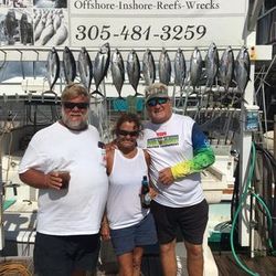 Three people fishing in Marathon