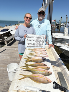Reeling in the catch of the day!