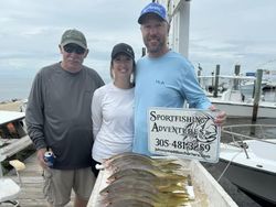Fishermen with 1 fish on the coast of Florida