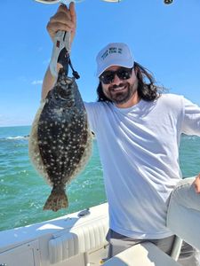 Southern Flounder caught while fishing in SC