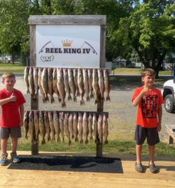 Two anglers enjoying a fishing trip in Monroe