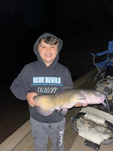Fishing excitement on the Susquehanna River.
