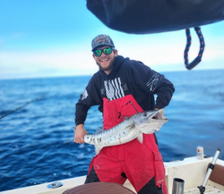 Angler fishing at Edisto Beach
