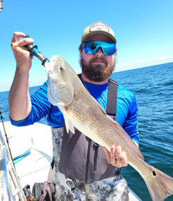 Angler fishing at Edisto Beach