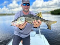 Angler with big fish in Tarpon Springs