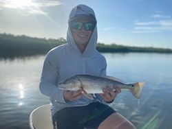 Lone angler fishing in Florida