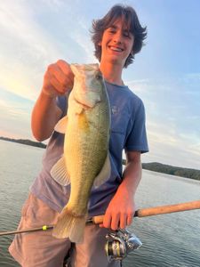 Early morning Bass fishing teens favorite in TN.