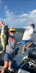 Largemouth bass caught while fishing in Chattanooga