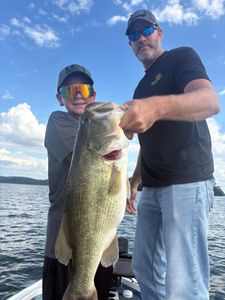 Largemouth bass caught while fishing in Tennessee
