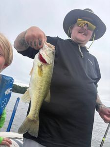 Largemouth bass caught while fishing in TN