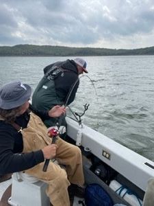 Action-Packed Striper Fishing, Ok