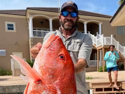 Anglers enjoying a day of fishing at Port Isabel