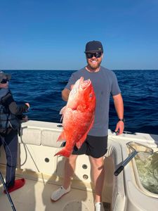 Red snapper catch on fishing boat in Port Isabel TX waters