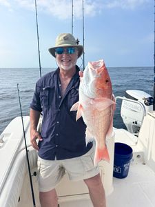Red snapper catch on fishing boat in Port Isabel TX waters