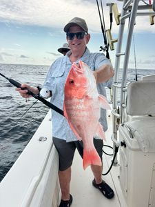 Red snapper caught fishing in Port Isabel TX waters
