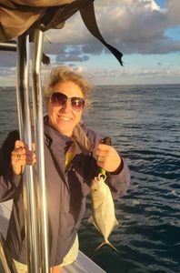 Two people fishing in Florida