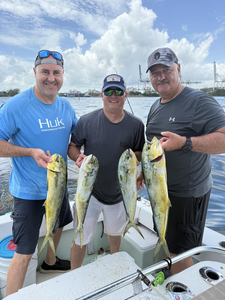Huge Mahi Mahi blasted today using deep sea jigging techniques!