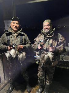 Couple enjoying fishing in TX