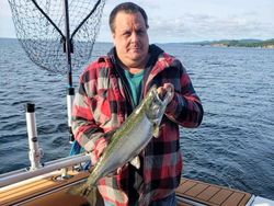 Trout Caught in Lake Michigan