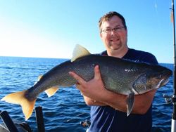 31-inch lake trout caught while fishing
