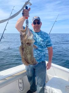 Gag grouper caught while fishing in FL