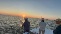 Two people fishing in Corpus Christi