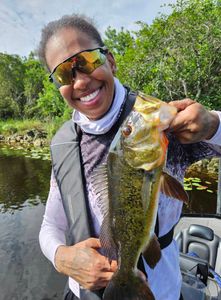 Angler fishing in South Bay
