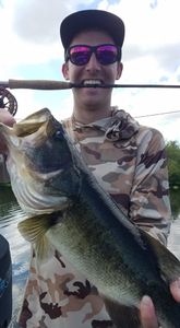 Largemouth bass caught while fishing in South Bay