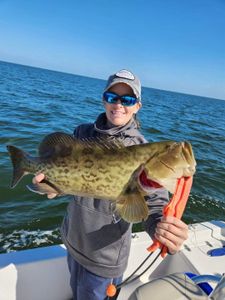Gag grouper caught while fishing in Crystal River