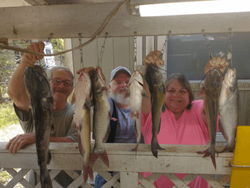 6 large fish caught on fishing trip in Emory