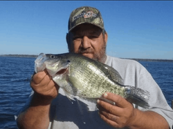 Angler with a catch at Emory