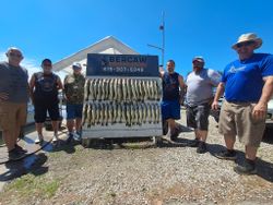 Group of 6 people fishing in OH