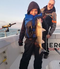 Two people fishing in Ohio