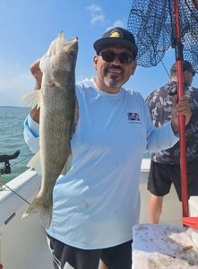 A Walleye fish caught while fishing in OH