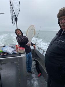 One angler fishing in California